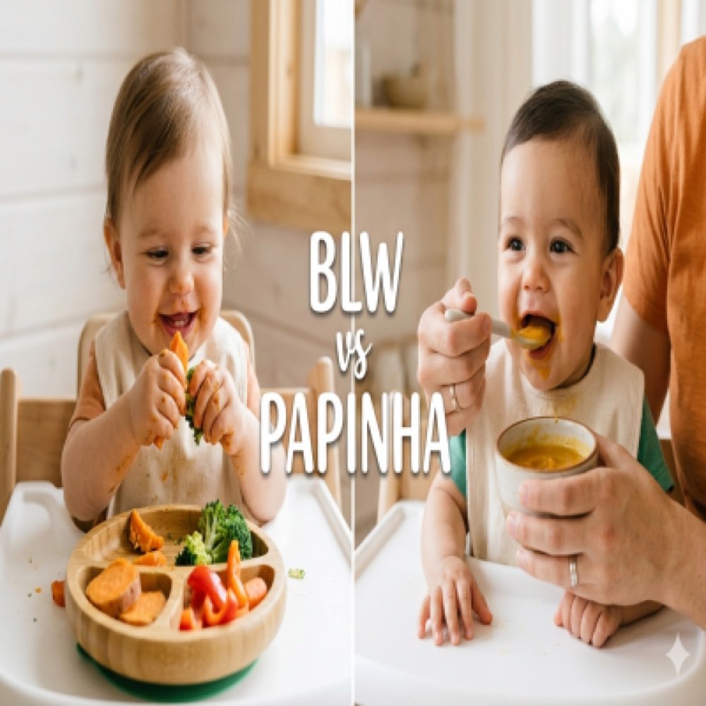 BLW vs Papinha: Qual o Melhor Método de Introdução Alimentar?