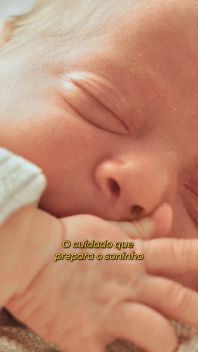 Junho frio. Bebê inquieto. Hora do banho do sono. 🌿